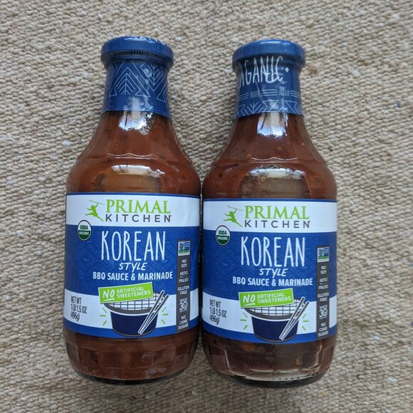 2.19 Lbs Primal Kitchen ORGANIC Keto Paleo Korean Style BBQ Sauce Marinade - Picture 1 of 4